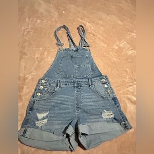 No Boundaries Overall shorts